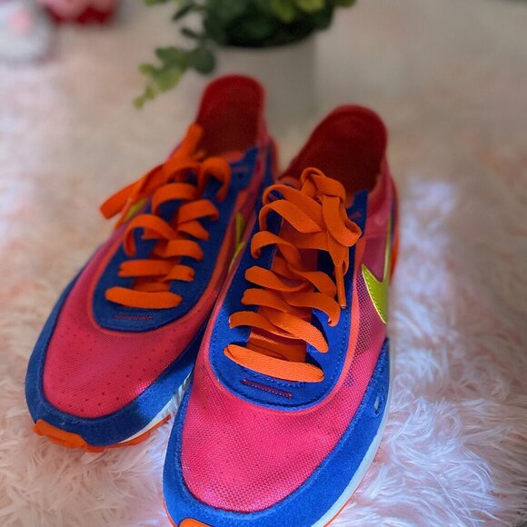 Nike Waffle One – Racer Blue/Hyper Pink - Picture 4 of 8